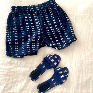 J Crew matching shoes and shorts